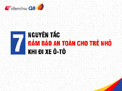 7 nguyên tắc đảm bảo an toàn cho trẻ khi đi ô-tô